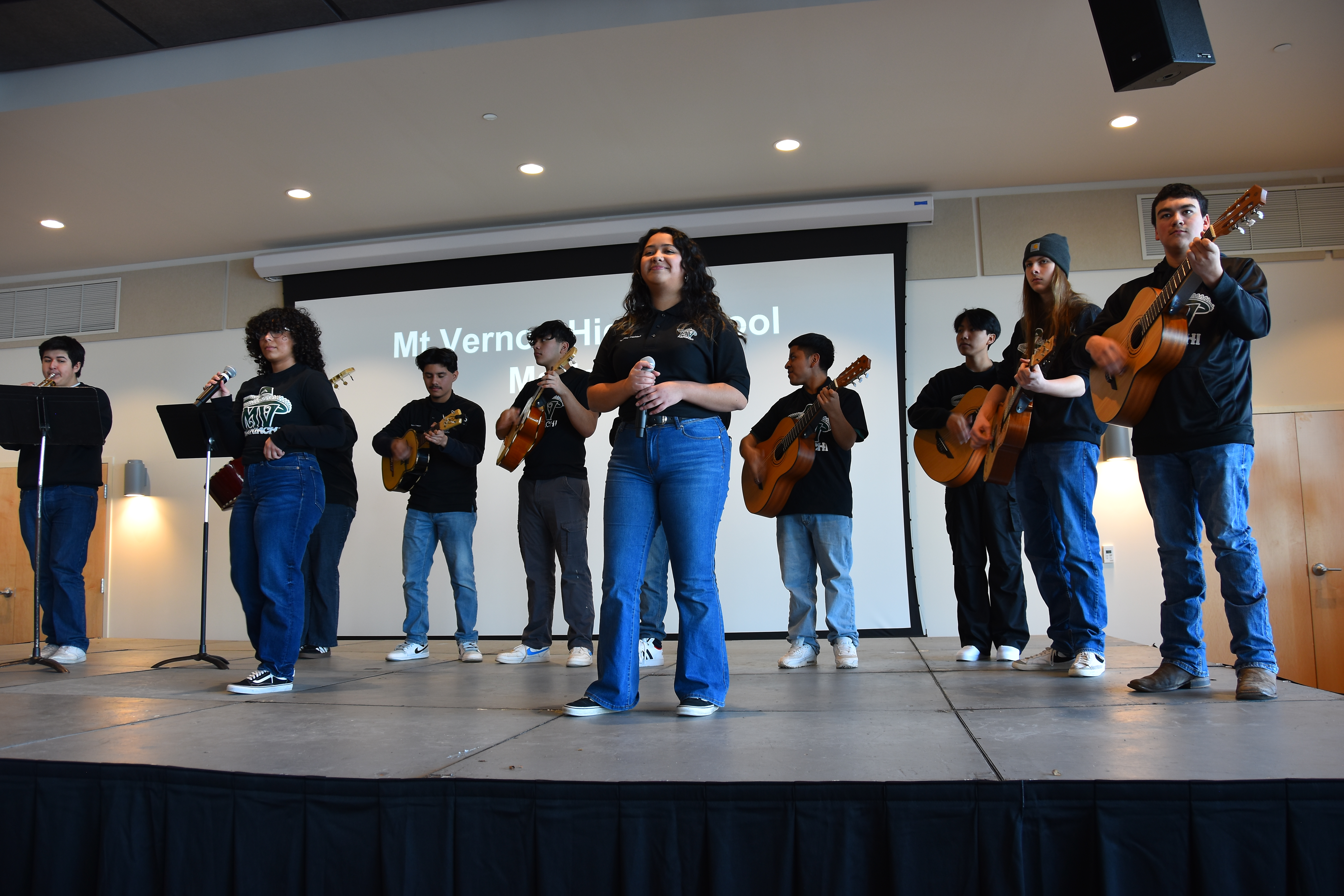 Mariachi students perform on MLK day