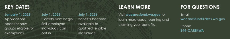 WA Cares Contact Information