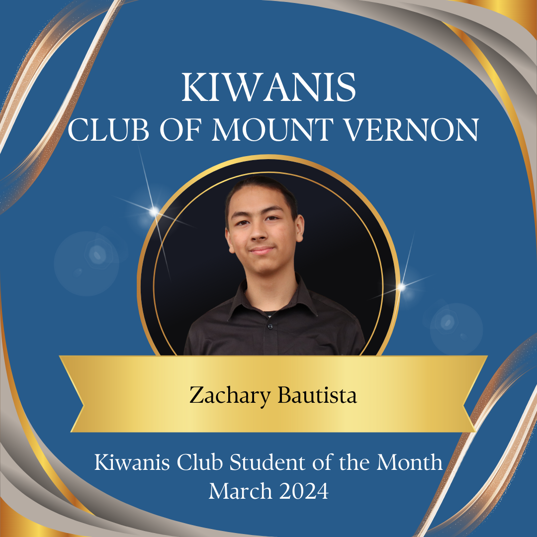 Kiwanis Student of the month